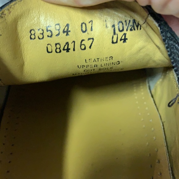 Men’s black leather upper dress shoes, size 10 1/2 - Picture 6 of 7